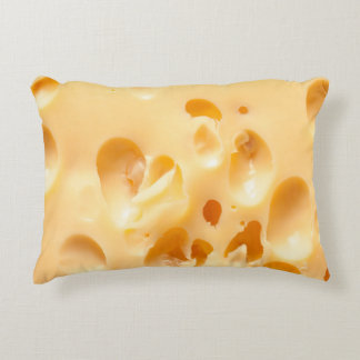 Coussins Décoratifs Gros plan de fromage jaune. Ce fichier est nettoyé