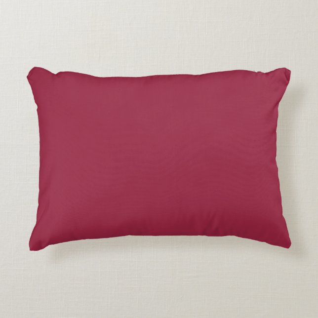 Coussins Décoratifs Grosse trempette o’ruby (couleur solide) (Devant)