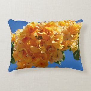 Coussins Décoratifs Groupe de bougainvilliers d'or Floral