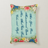 Coussins Décoratifs Guillemet de motivation personnalisé, faites votre (Devant(Vertical))