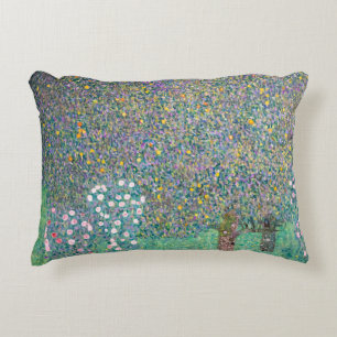 Coussins Décoratifs Gustav Klimt - Roseraies sous les Arbres