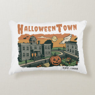 Coussins Décoratifs Halloweentown Éffrayant Sunset Scene - Vintage Hal