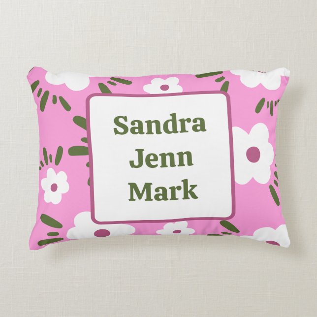 Coussins Décoratifs Happy Flowers (Devant)