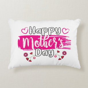 Coussins Décoratifs Happy Mother's Day 2025 Tshirt pour Femmes Maman G