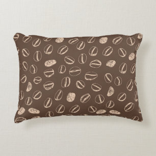 Coussins Décoratifs Haricots de café : Doodon de dessin Vintage