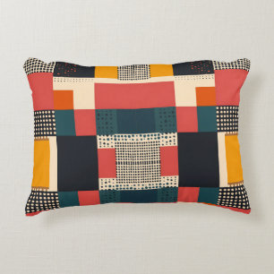 Coussins Décoratifs Harmonie Géométrique Urbaine de Style Milieu de Si