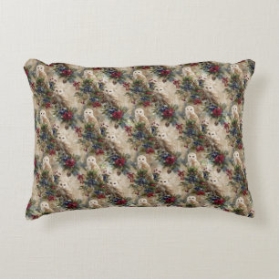Coussins Décoratifs Hibou Floral Envoûtant