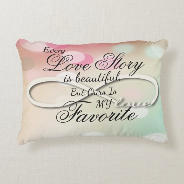 Coussins Décoratifs Histoire d'amour (Devant)