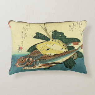 Coussins Décoratifs Hobo & Karei - Impression de poisson japonais Hiro
