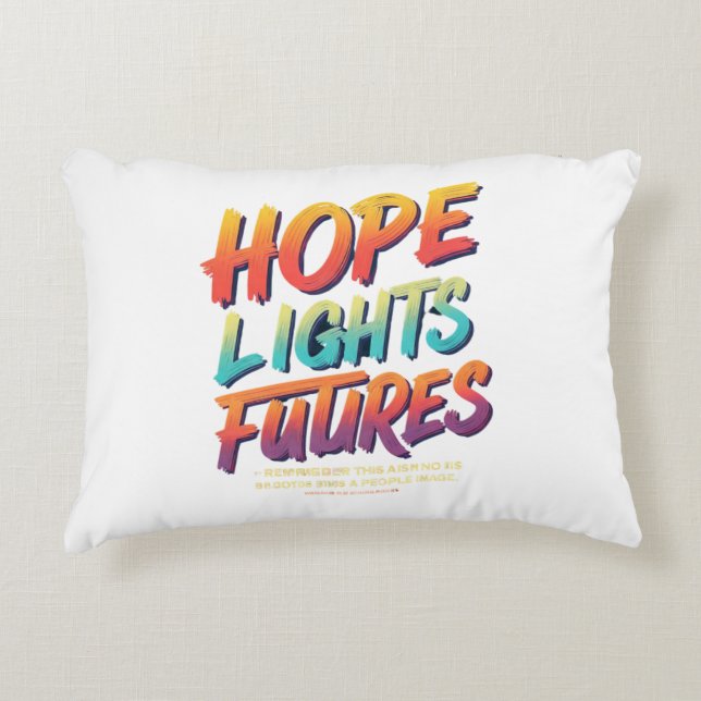 Coussins Décoratifs Hope Lights Futures (Devant)