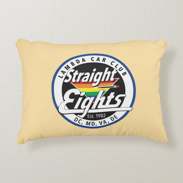 Coussins Décoratifs Huit Droites/LCCI Jeu d'oreiller (Beige) (Devant)