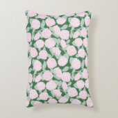 Coussins Décoratifs Hydrangea Florale Rose et Vert (Devant(Vertical))
