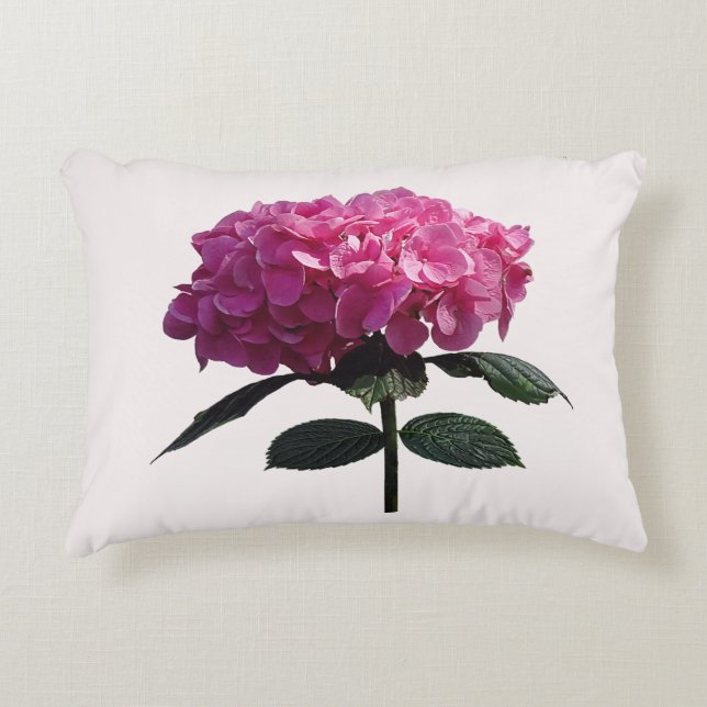 Coussins Décoratifs Hydrangea Rose Délicat (Devant)