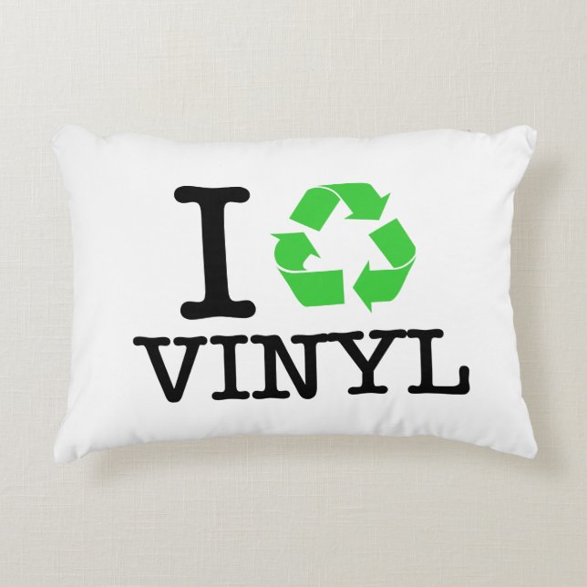 Coussins Décoratifs I Recycle Vinyl (Devant)