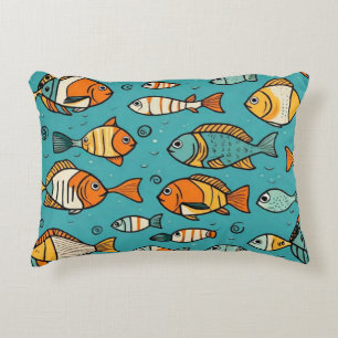 Coussins Décoratifs Idées cadeaux de motif de poisson