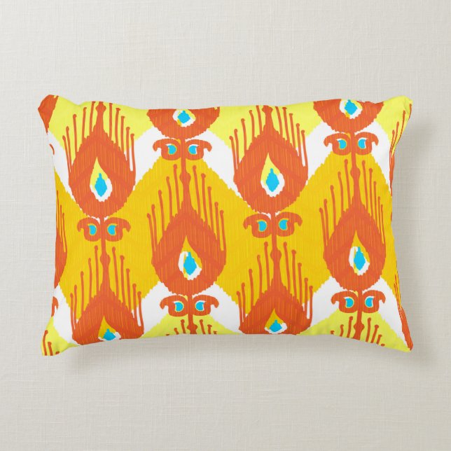 Coussins Décoratifs Ikat fabric pattern (Devant)