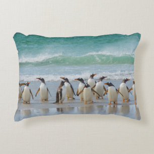 Coussins Décoratifs Îles Falkland. Île Saunders. Gentoo