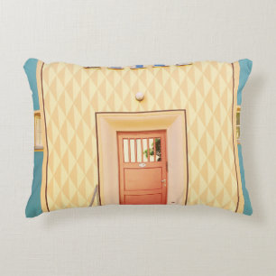 Coussins Décoratifs Illustration de maison jaune