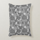 Coussins Décoratifs illustration de motif de griffonnages (Devant(Vertical))