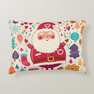Coussins Décoratifs Illustration de Noël du Père Noël