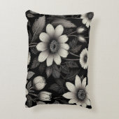 Coussins Décoratifs Illustration graphique Doodle Black & White (Dos(Vertical))