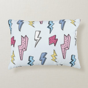 Coussins Décoratifs Illustration vintage sans fil tonnerre