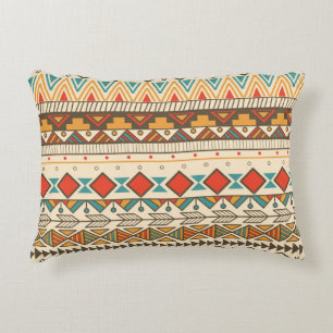 Coussins Décoratifs Illustration Vintage tribale aztèque