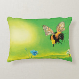 Coussins Décoratifs Illustration volante Bumblebee