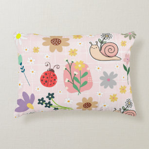 Coussins Décoratifs Illustrations dessinées à la main pour enfants Bot