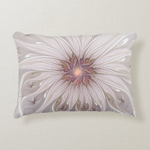 Coussins Décoratifs Imaginaire Floral, Abstraite Fleur Pastel Moderne