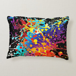 Coussins Décoratifs impression Abstraite multicolore