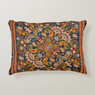 Coussins Décoratifs imprimé en cachemire vintage, foulard à col de soi