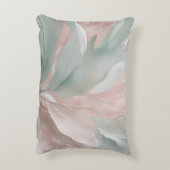 Coussins Décoratifs Imprimer Botanique Côtière Verte et Rose (Dos(Vertical))