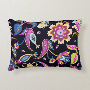 Coussins Décoratifs Inde Paisley Ornement floral sans joint