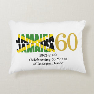 Coussins Décoratifs Indépendance patriotique JAMAICA 60e anniversaire