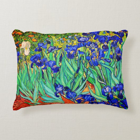 Coussins Décoratifs Irises de Vincent Van Gogh (Devant)