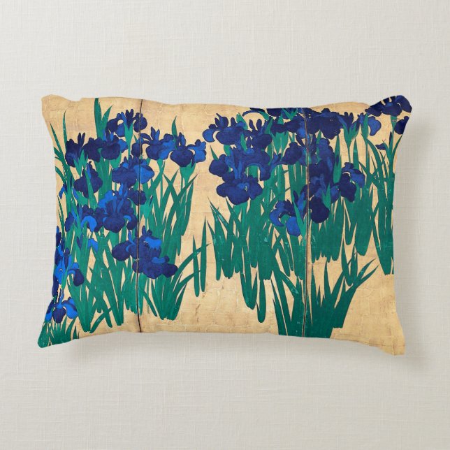 Coussins Décoratifs Irises Japonais, Ogata Kōrin (Dos)