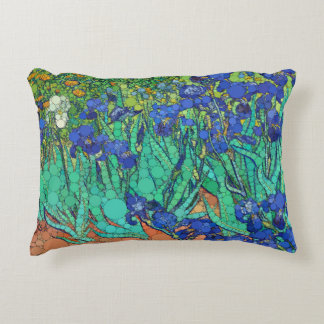 Coussins Décoratifs Irises, points d'infini par Vincent van Gogh