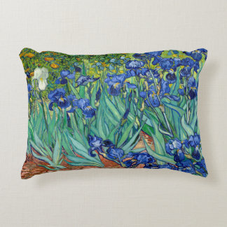 Coussins Décoratifs Irises Vincent van Gogh Fleurs Peinture Throw