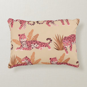 Coussins Décoratifs Jaguar rose : mignon Vintage sans joint