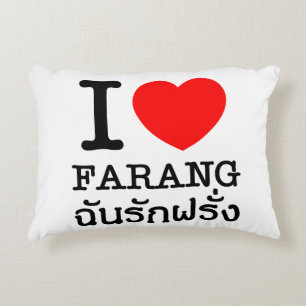 Coussins Décoratifs J'aime les Farang