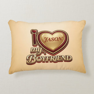 Coussins Décoratifs J'aime mon petit ami sur mesure