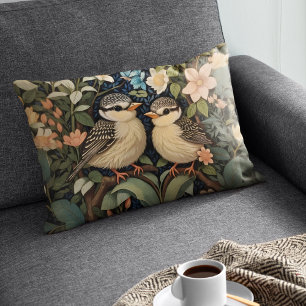 Coussins Décoratifs Jardin botanique de deux mignons bébés oiseaux