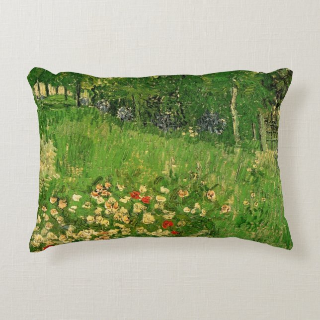 Coussins Décoratifs Jardin de Daubigny par Vincent van Gogh, Le Jardin (Devant)