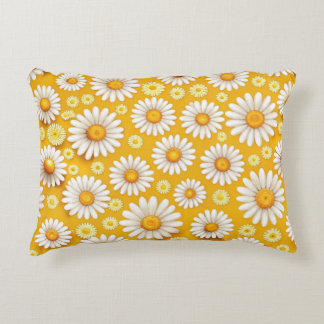 Coussins Décoratifs Jardin de marguerites dorées