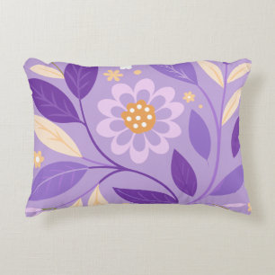 Coussins Décoratifs Jardin floral pourpre
