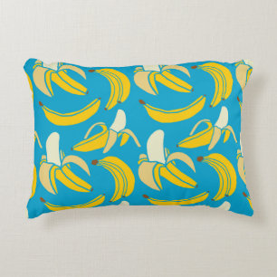 Coussins Décoratifs jaune frais banane tropicale sans soudure patte