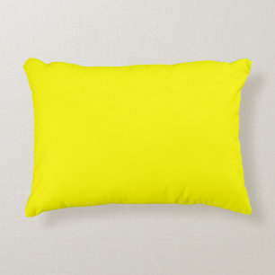 Coussins Décoratifs Jaune vif (couleur unie)