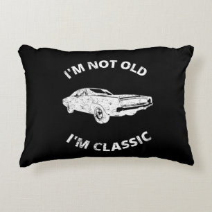 Coussins Décoratifs Je ne suis pas vieux Je suis classique