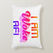 Coussins Décoratifs Je suis Woke AF ! (Devant(Vertical))